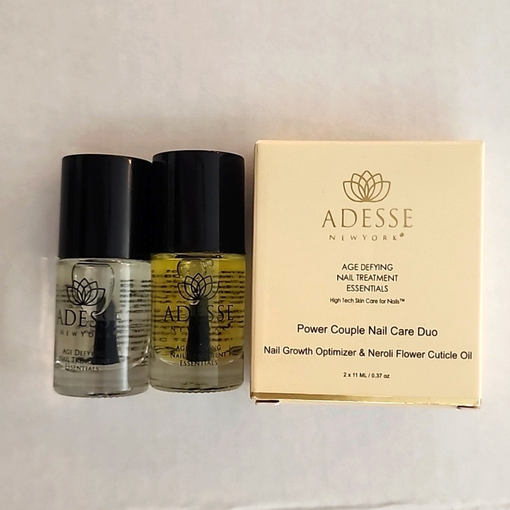 ADESSE Age Defying Nail Treatment Power Couple Care Duo Optimizer Cuticle Oil 🆕